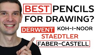 Best graphite pencils for drawing? Pencil review: Staedtler, FaberCastell, Derwent and KohINoor