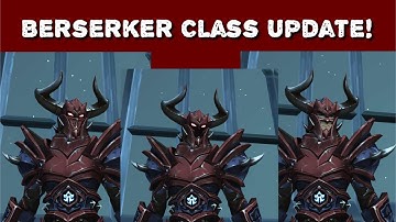 AQ3D Berserker Class Update! And New Set Previews!