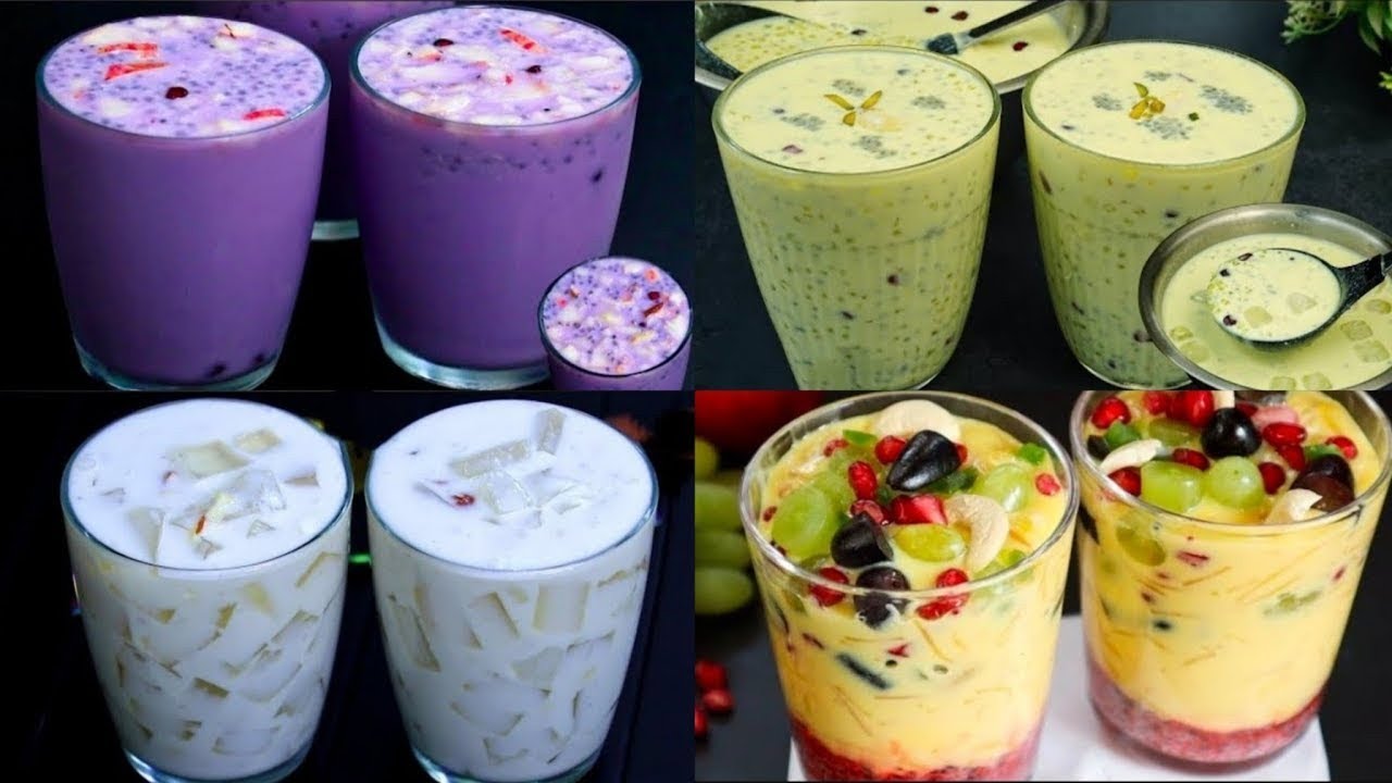 நோன்பு திறக்கும் போது இப்படி  செய்து பாருங்க｜ Milk  Sharbat Recipes ｜Summer Drink｜Ifthar Drink