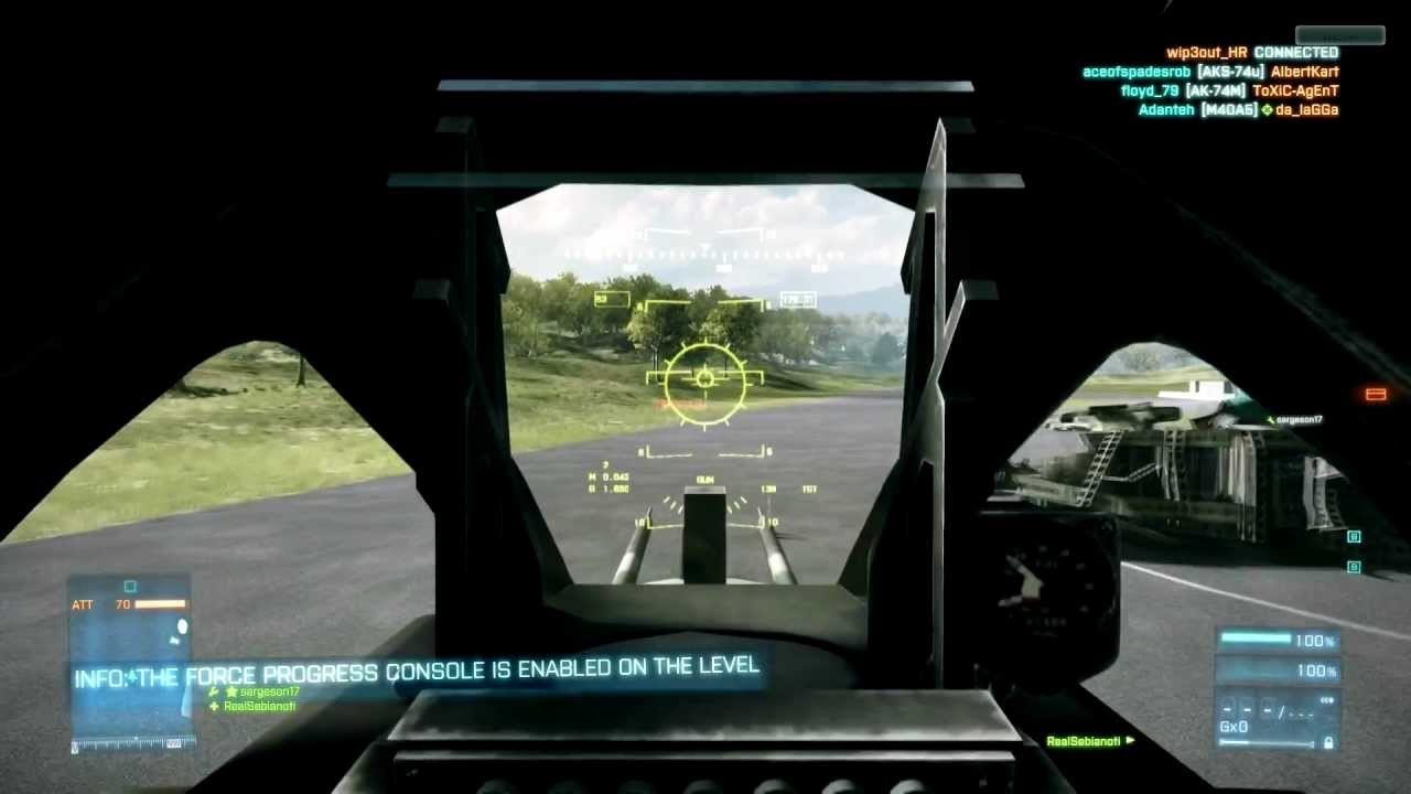 Battlefield 3 Jet fail playstation 3
