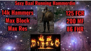 Diablo 2 Resurrected. D2R Online Sexy Baal Running Hammerdin