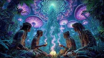 Tribe of Ayahuasca Spirits - Psy Dub Mix | Psychedelic Visuals | Mushroom & Ayahuasca Trip Visions