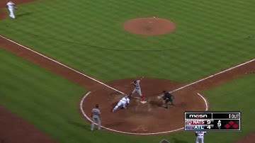 WSH@ATL: Uggla plates Espinosa with RBI single