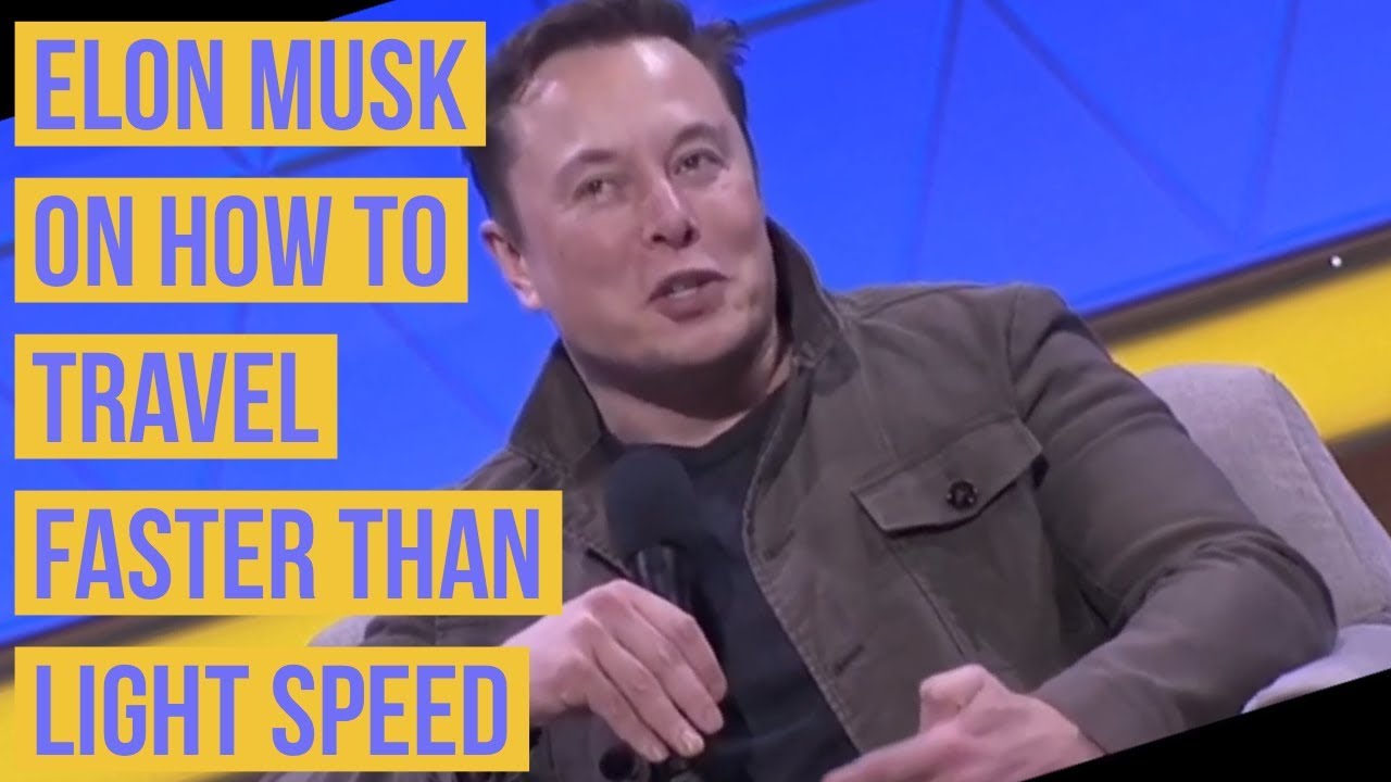 Faster Than The Speed of Light! Elon Musk Explains The Future Of Space Travel…