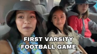first varsity football game - september 3rd 2021 | sophomore year