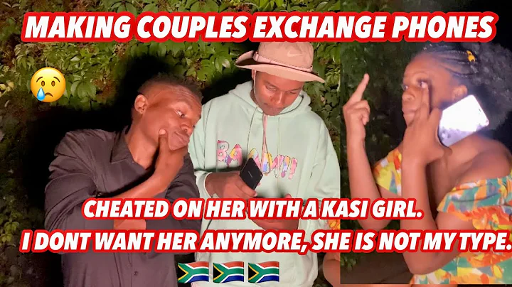 Making couples switching phones for 60sec ( SA EDI...