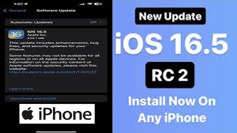 iOS 16.5 Update || iOS 16.6 Beta 1 || iOS 16.5 RC 2 || iOS 16.5 RC 2 Download  16.5 Final Update