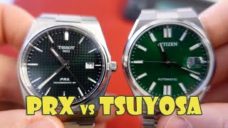 Tissot PRX Powermatic 80 vs Citizen Tsuyosa: A Comprehensive Comparison of Affordable Sports Watches