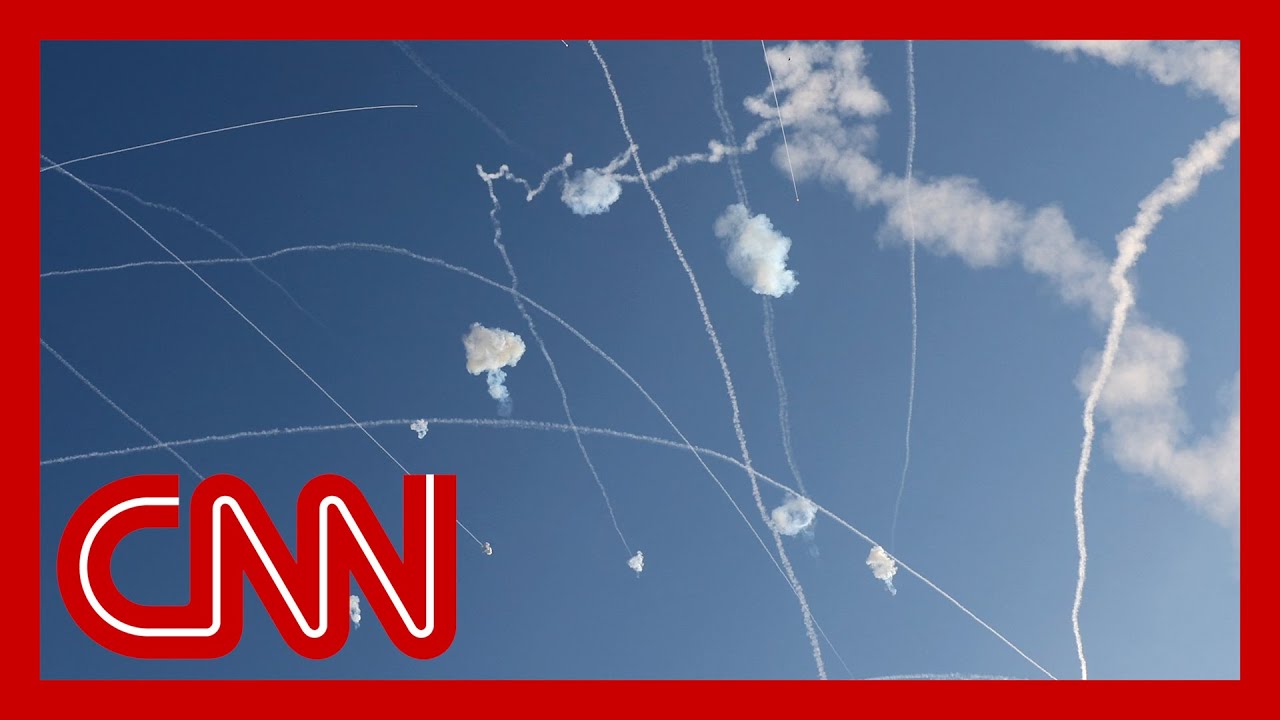 Watch as Iron Dome intercepts Hamas’ rockets over CNN correspondent’s head