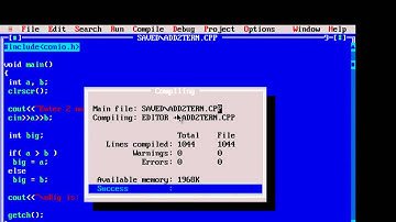Find Biggest of Two Numbers using ternary operator: C++