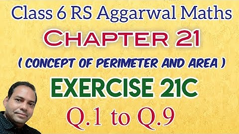 Exercise 21C Q.1 to Q.9 Class 6 RS Aggarwal Maths