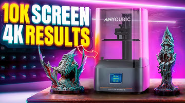 10K! - Betekent een GROOT GETAL MEER, BETER? - Anycubic Mono 4 Review