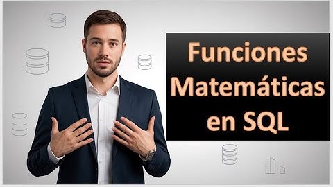 Funciones matemáticas en SQL