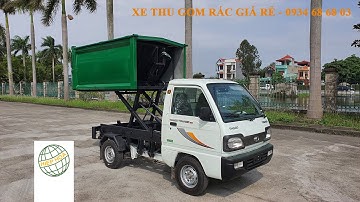 Xe thu gom rác phục vụ chuyển đổi phương tiện và cơ giới hóa thu gom rác cho các đô thị.