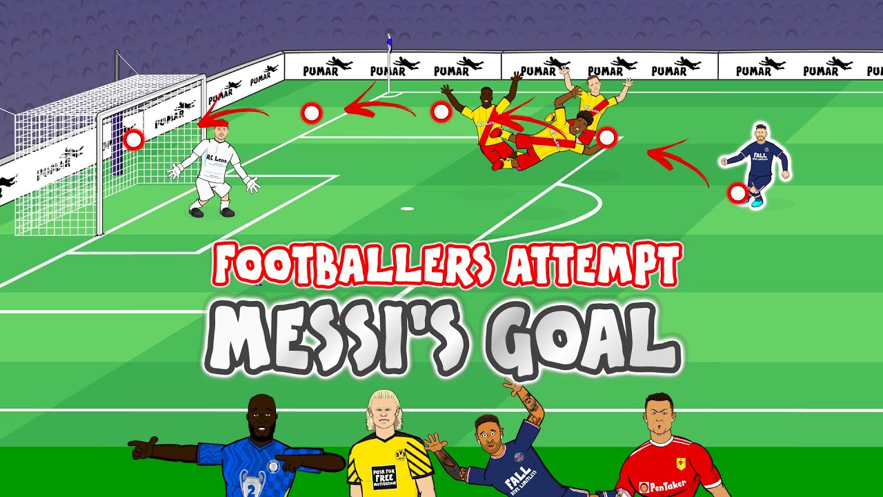 Messi Title Winning Goal: Footballers Attempt (Feat Ronaldo Pogba Bruno Benzema & more)