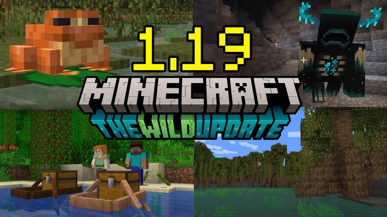 SAIU! ATUALIZAÇÃO 1.19 THE WILD UPDATE DO MINECRAFT PE!! 