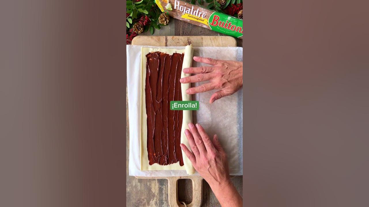 Corona de hojaldre con chocolate Recetas Buitoni shorts YouTube Corona de hojaldre con chocolate Recetas Buitoni shorts YouTube