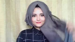 مدل بستن شال روسری سبک عربی Arabic style scarf closure model(Iranian sex Girl)