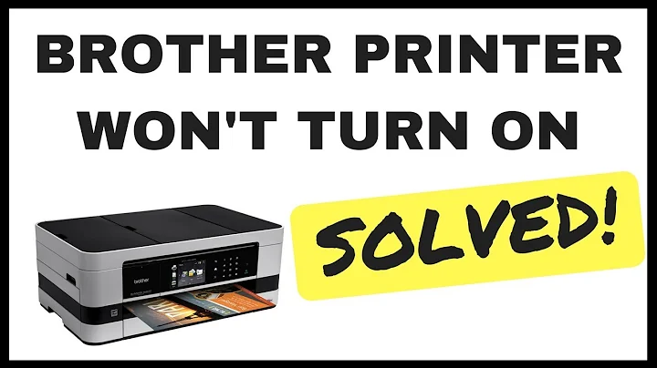 Brother Printer Won't Turn On - SOLVED!