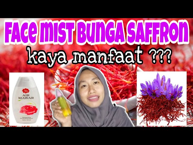 CARA MEMBUAT FACE MIST BUNGA SAFFRON ∥ SIMPEL DAN KAYA MANFAAT ??? class=