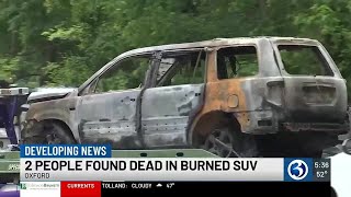 2 found dead inside burning vehicle in Oxford