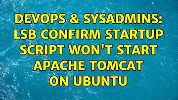 DevOps & SysAdmins: LSB confirm startup script won
