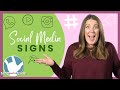 Social Media Signs in ASL | American Sign Language