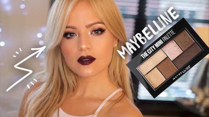 Maybelline the City Mini Palette | Gold and Bronze Eyeshadow Tutorial -  YouTube