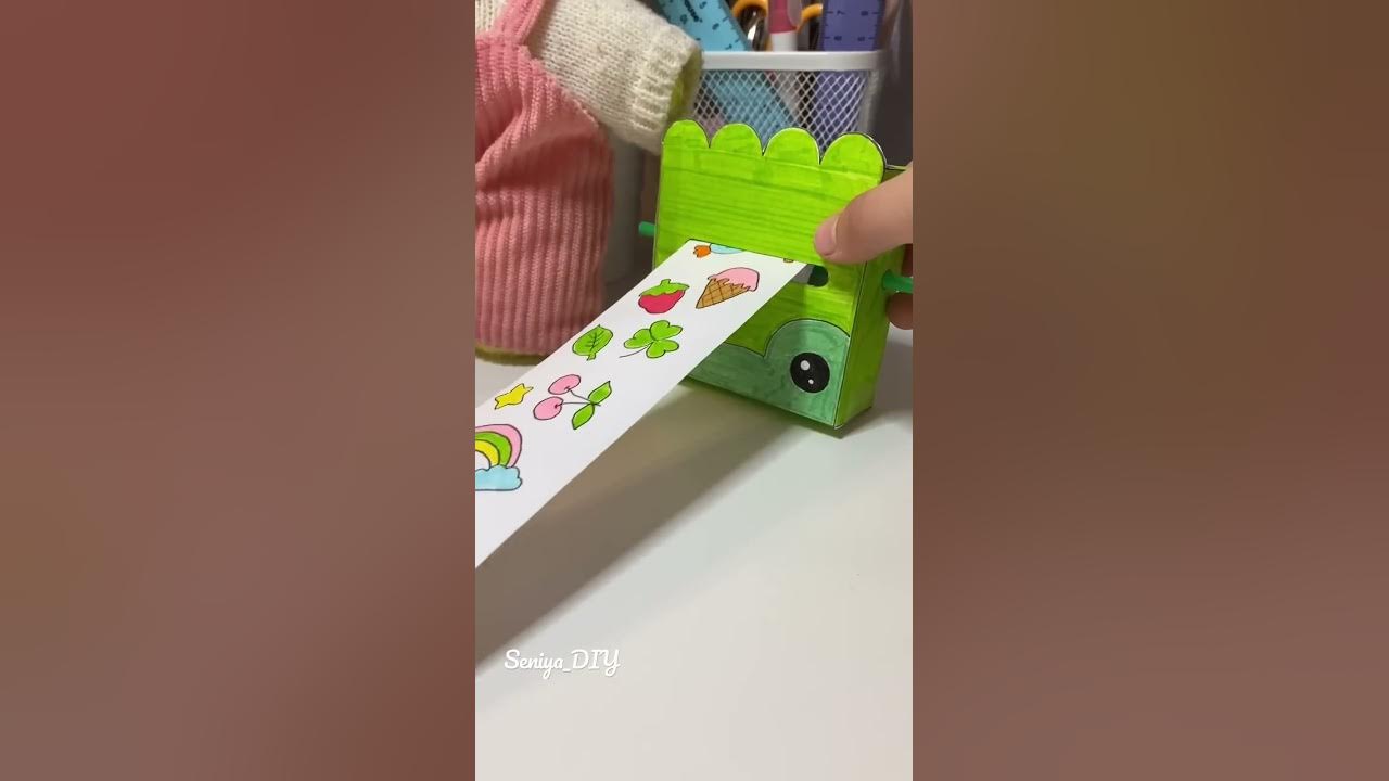 DIY Sticker Printer Machine #origami #papercraft DIY Sticker Printer Machine #origami #papercraft