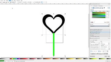 Inkscape cake topper