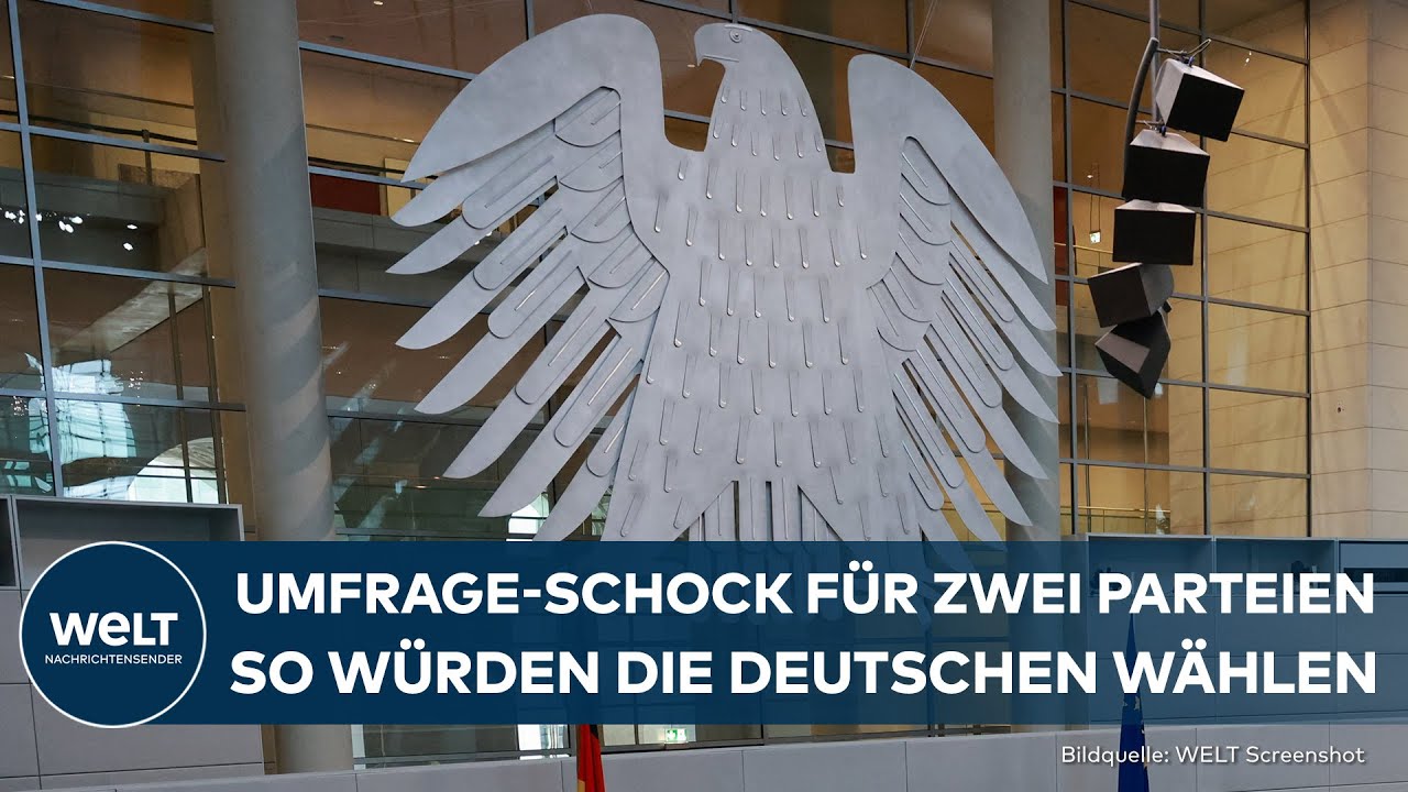 Umfrage-Schock für zwei Parteien! Sie würden aus dem Bundestag fliegen