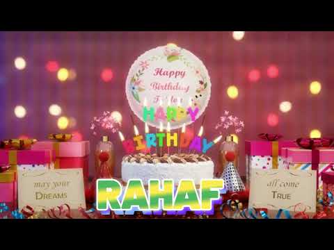 RAHAF Happy Birthday Song With Names Happy Birthday To You