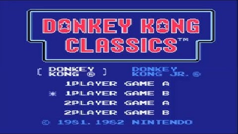 Donkey Kong (Nes) - Game B