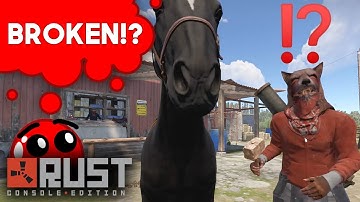 Horses are here... BUT BROKEN? 🏹 Rust console Xbox, Ps4