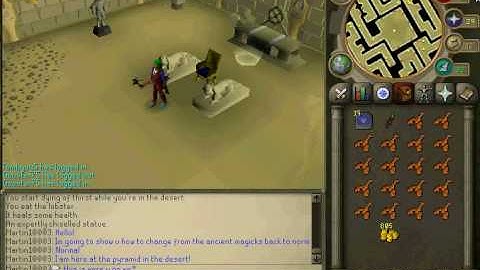 Runescape-Normal spellbook to ancient spellbook