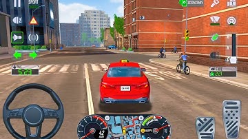 City Taxi Sim 3D - Realistic Car Driving Games Android iOS Gameplay #66