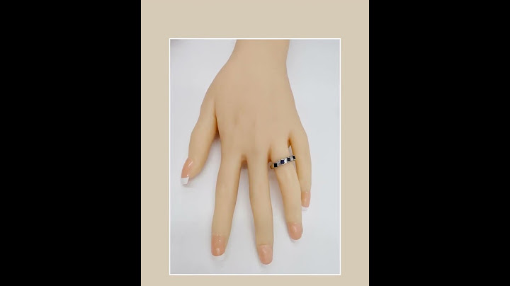 70er Jahre HALBMEMORY Ring 2,8 Gr Weißgold 750 / 18K Diamant & Saphir Gr. 52