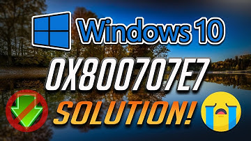 How to Fix Windows Update Error 0x800707e7 in Windows 10 [Tutorial] 2025