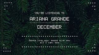Ariana Grande - December (Lyric Visualizer)