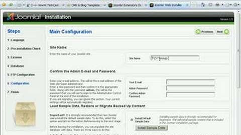 Tutorial install Joomla 1.5.6