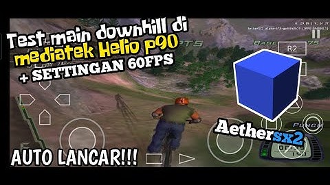 TEST MAIN GAME DOWNHILL DOMINATION | SETTINGAN 60FPS | AETHERSX2