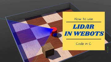 Webots Lidar C // Webots Tutorial How to use Lidar in Webots? Controller code in C // Kajal Gada