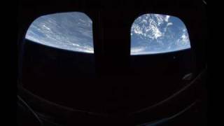 Earth view from spinning Space Shuttle, HD