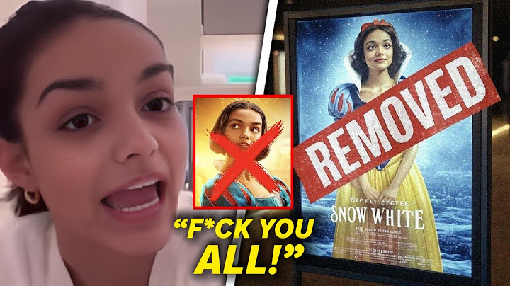 Rachel Zegler LOSES IT After Theaters REMOVE Snow White?!