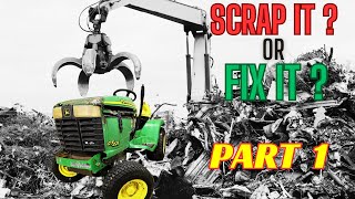 *PART 1* Scrap It OR Fix It!  John Deere GT225 Garden Tractor Edition! Will it run and drive again?