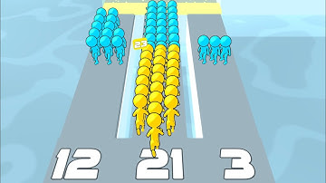 Runner Pusher - All Levels Gameplay Android, iOS
