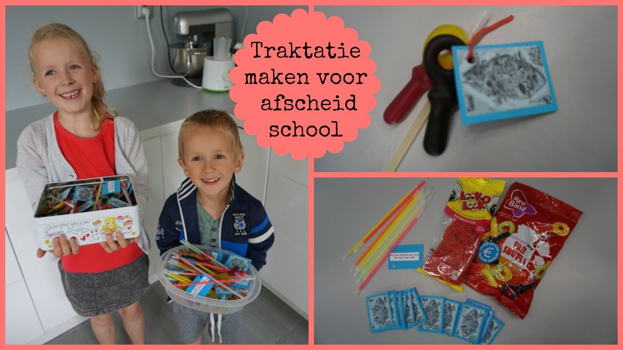 Hedendaags Traktatie maken voor afscheid school! - YouTube UY-74