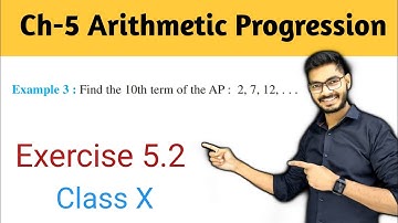 Example 3, Chapter 5 (Arithmetic Progression) Class 10th Math, NCERT, BY RAJEEV KUMAR