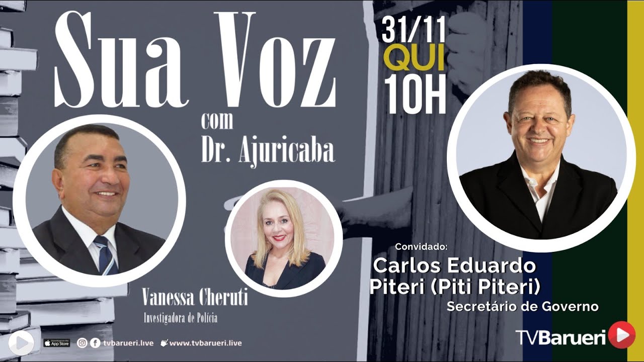 Sua Voz Com Dr. Ajuricaba – 31/10