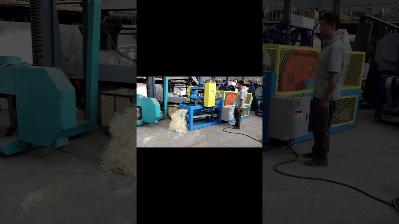 Wood Wool Machine：Kindling rope, animal bedding, handicraft packaging filling , etc.